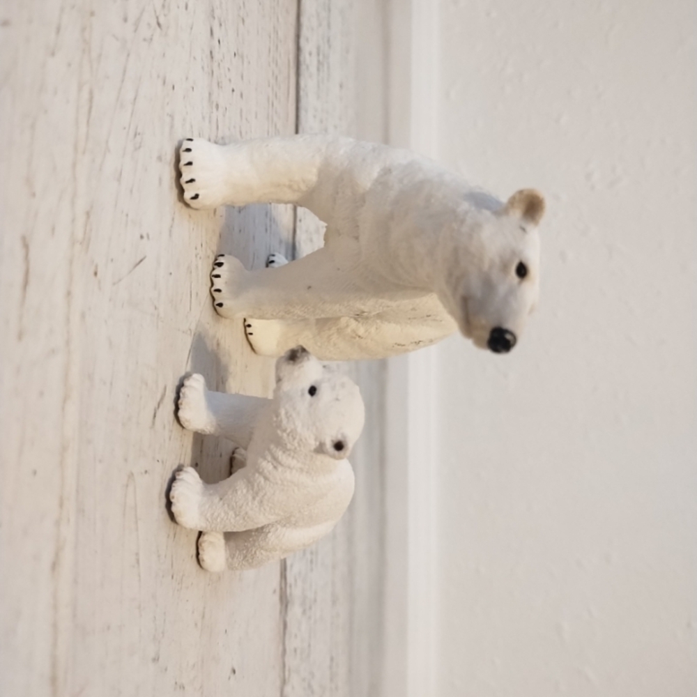 Schleich POLAR BEAR & CUB 2013 Figures Wildlife Animal 14708 14800
